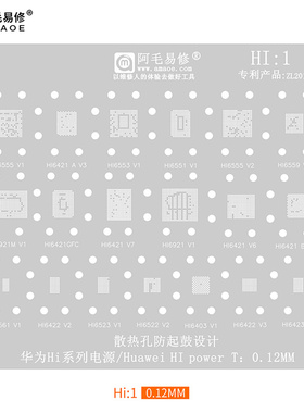 。阿毛易修华为系列海思麒麟990 980 970 960 950 HI3650 CPU植锡