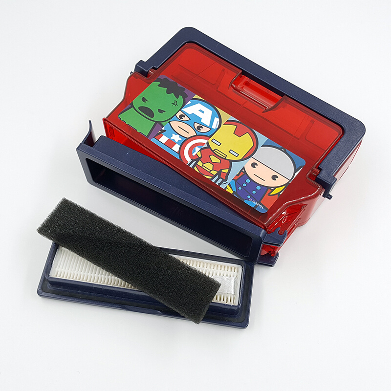 。科沃斯扫地机器人配件 美国队长DA611系列 DB53 专用尘桶尘盒原