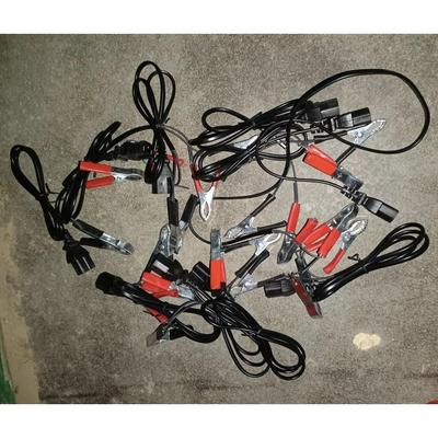 厂家直销电焊条保温筒电源线2孔带夹电源线保温桶带线插头W-3保温