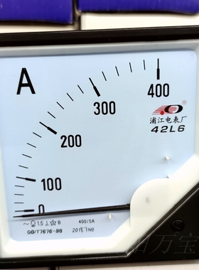 。中频炉机械指针交流电流表头42L6 400/5安 400A比5安