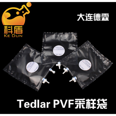 。德霖泰德拉气体采样袋采集袋PVF取样袋0.5/1/2/3/4/5L 特氟龙阀