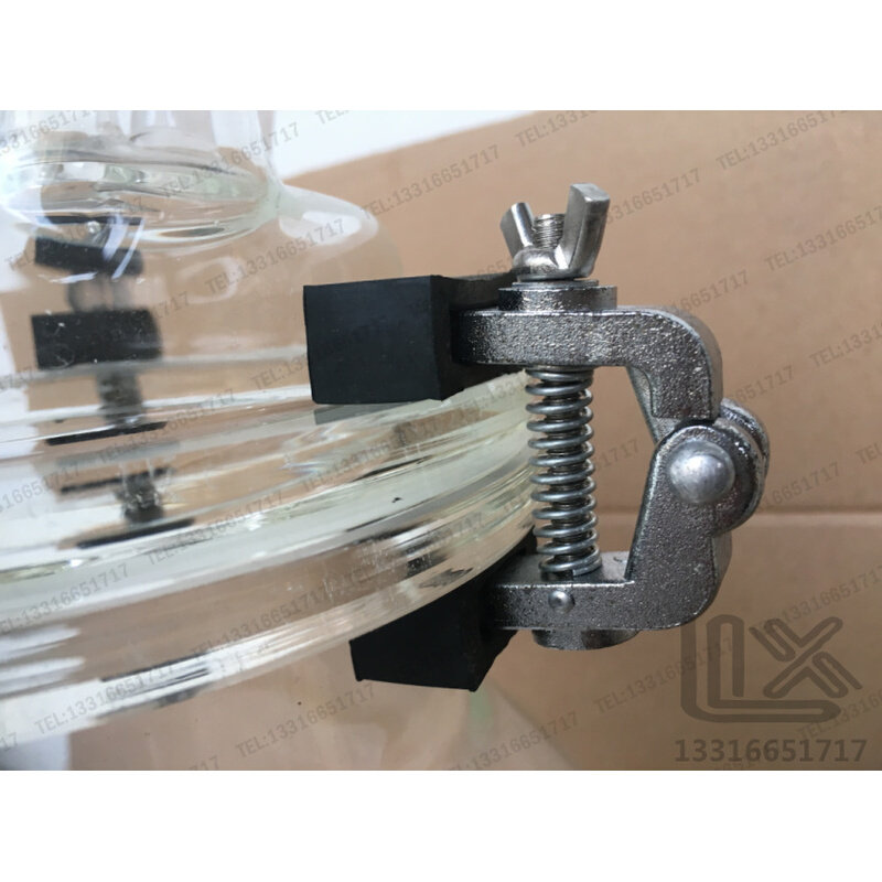。Glass reactor fixture Split type Simple type