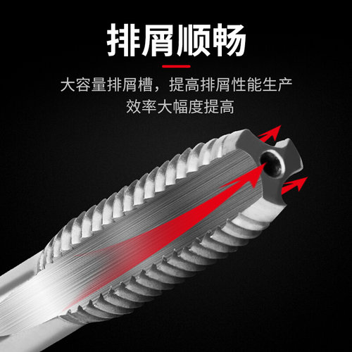 。【机用丝攻】HSS高硬度全磨制机用丝锥机攻丝攻也可手用M1-M24