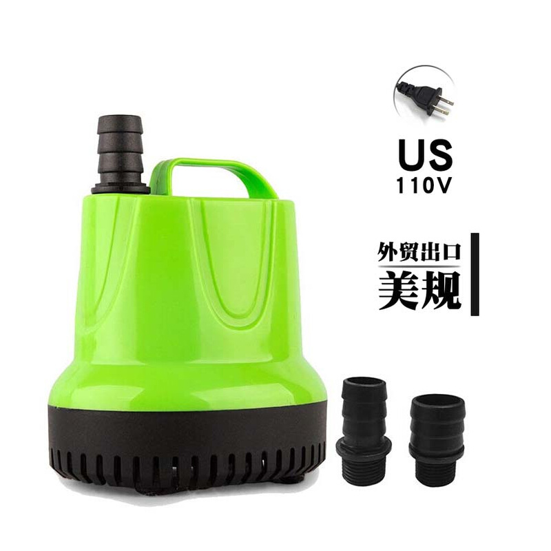 。220/110V欧美底吸鱼缸潜水泵水培鱼池喷泉乌龟缸水族过滤静音水