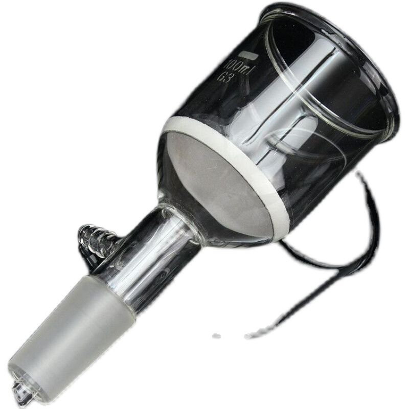 。砂芯抽滤漏斗35/60/100/250/500/1000ml G1-5玻璃24#真空过滤漏