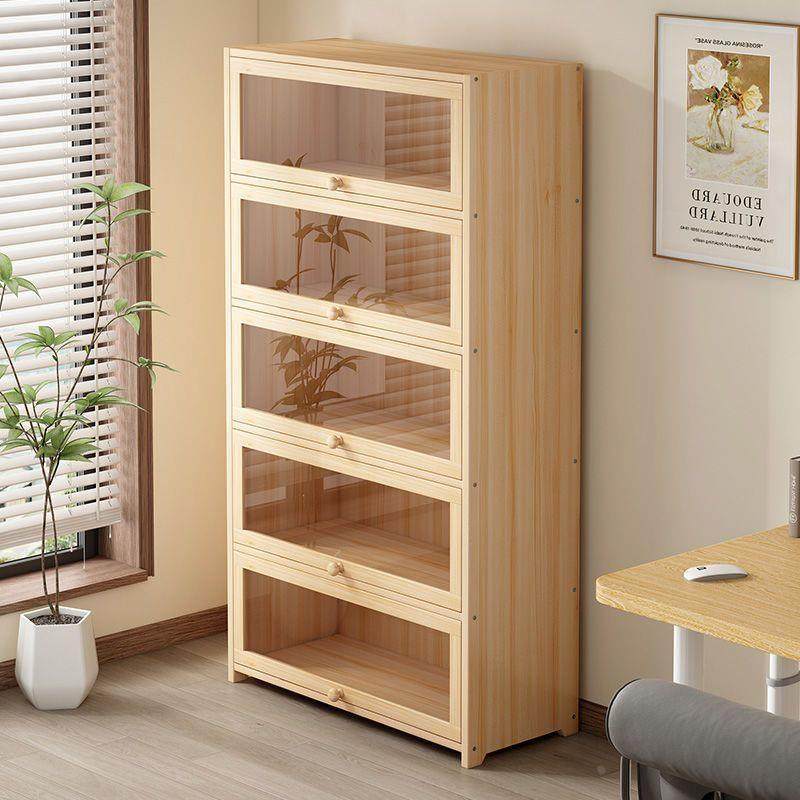 实木书柜书架多层落地收纳柜防尘透明展示柜学生书本收纳架手办柜,机械设备,矿山专用设备,淘宝优惠券,粉丝福利购,淘宝优惠卷