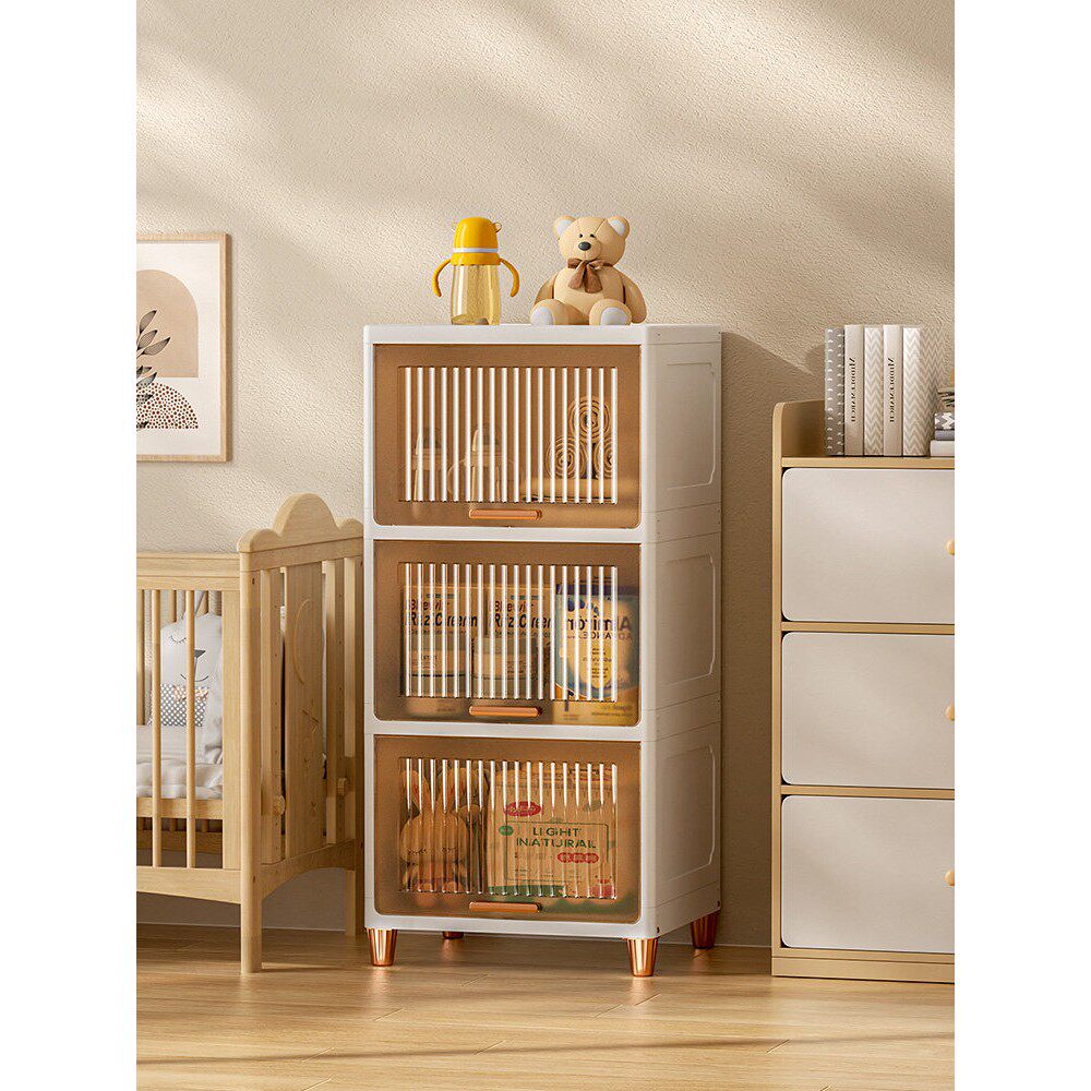 厨房零食架多层玩具婴儿收纳柜客厅杂物浴室架书柜收纳柜