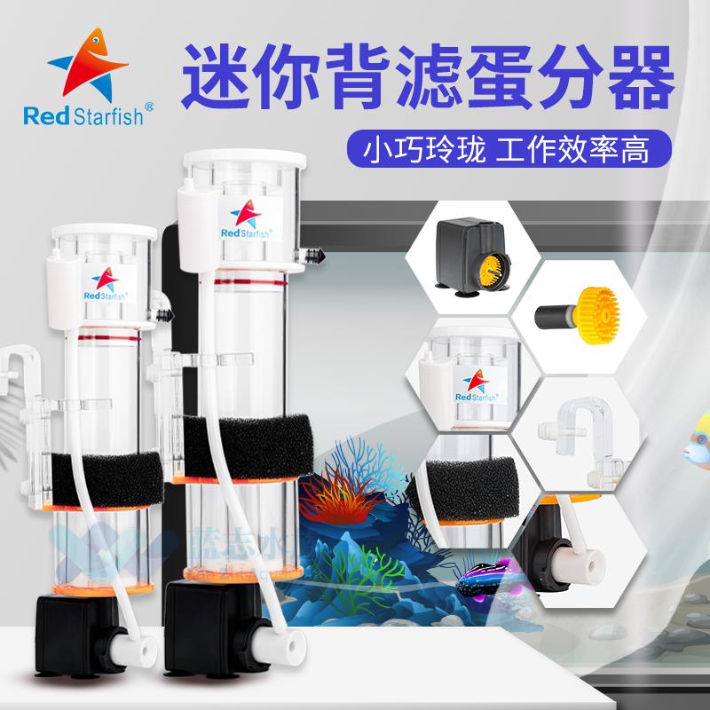 红海星蛋分 针刷蛋分SQ-50 70 90海水缸迷你小蛋白质分离器化氮器