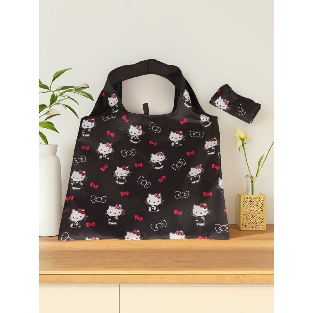 日系卡通可爱凯蒂猫KT猫单肩环保购物袋手提折叠便携超市买菜布包,收纳整理,购物袋/环保袋/帆布袋,淘宝优惠券,粉丝福利购,淘宝优惠卷