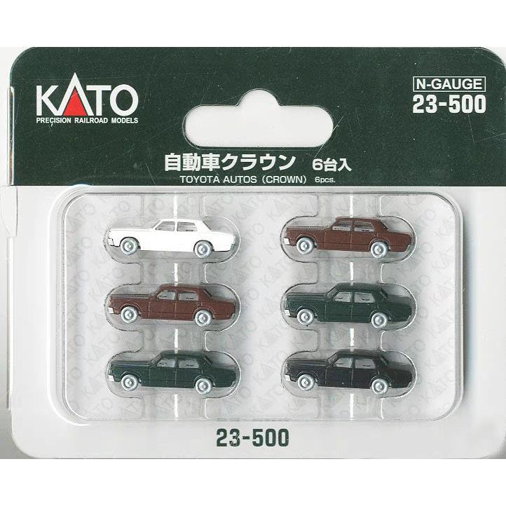 [现货/N]KATO 23-500 汽车模型 汽车皇冠（6辆）