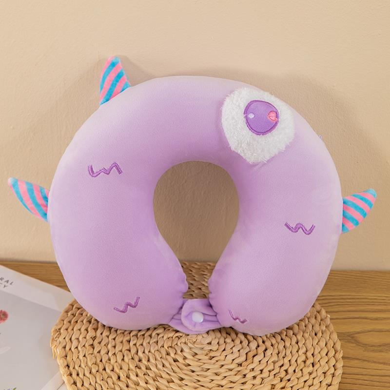 成人u型枕头可爱办公室午睡颈椎U形枕护颈脖枕卡通飞机旅行枕靠枕