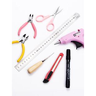 纸箱手工制作创意材料包大人幼儿园立体宝宝亲子玩具美术尺子胶枪