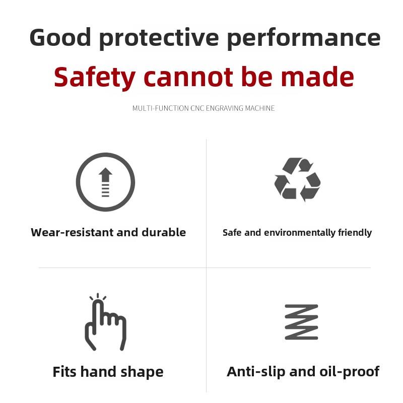 登盛劳保手套N538丁腈橡胶耐磨耐磨手套橡胶舒适劳保手套