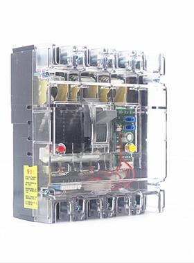透明塑壳漏电160a断路器RMM1L-100A400A三相四线漏电保护空气开关