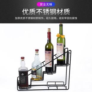 不锈钢莫林糖浆架达芬奇收纳奶茶露多功能果架咖啡邮架子架包展示