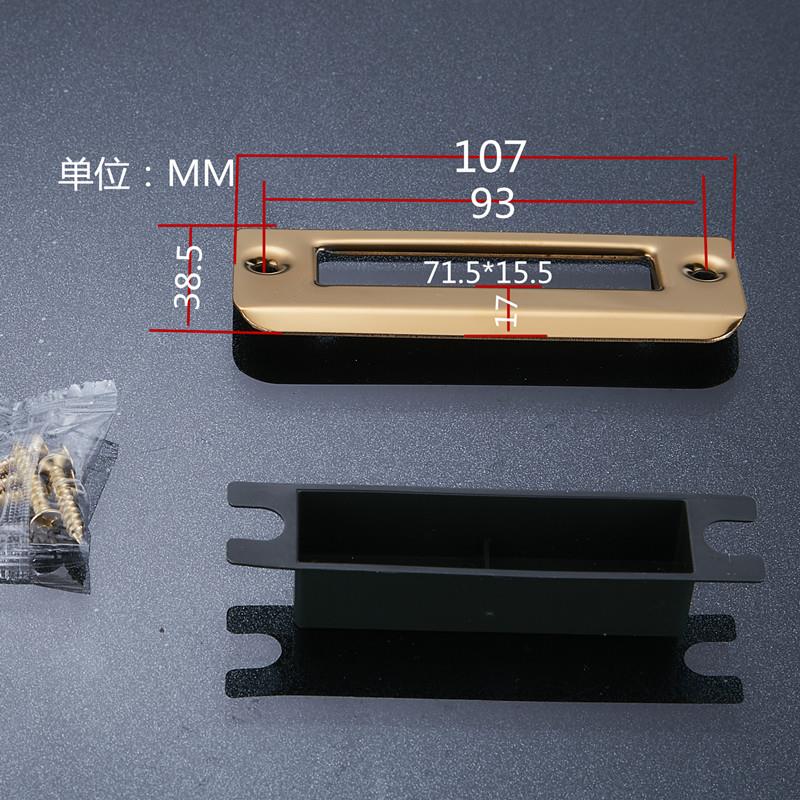 （定做）不锈钢导片扣板单舍室内房门锁片门框铁片挡 挡片锁具配