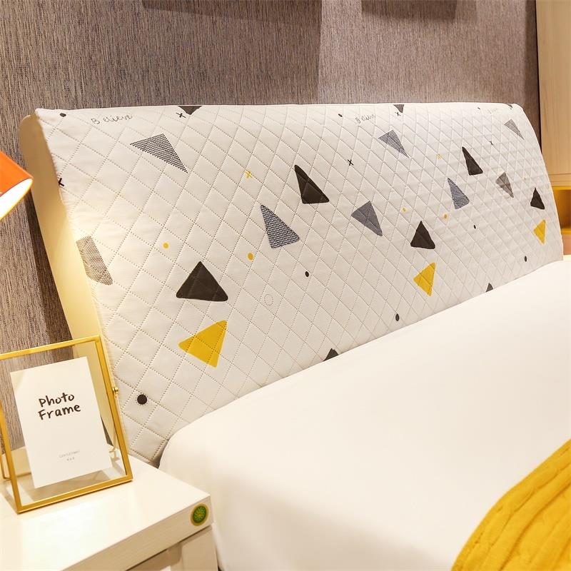 床头套罩全包软包靠背保护套新款加厚床垫防尘罩木皮床头套子弹力