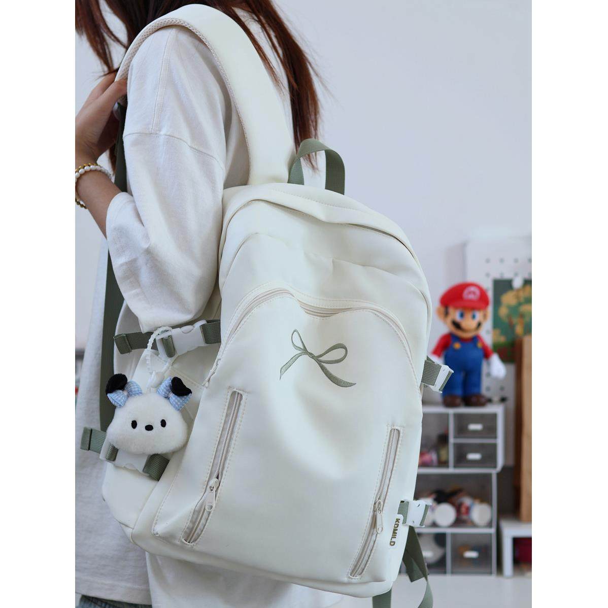 书包初中女生大学生原创小众双肩包日系ins软妹少女百搭电脑背包,箱包皮具/热销女包/男包,双肩背包,淘宝优惠券,粉丝福利购,淘宝优惠卷