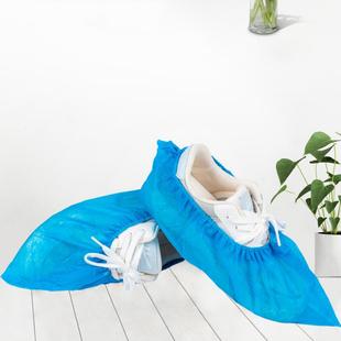 套一次性家用室内无纺布特厚防护耐磨防尘防滑机房儿童成人脚套 鞋