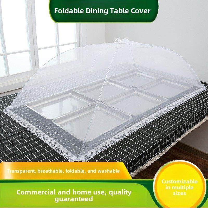 商业菜盖特大号矩形防蚊防蝇网盖可折叠菜盖防尘新型餐桌盖,收纳整理,餐桌罩,淘宝优惠券,粉丝福利购,淘宝优惠卷