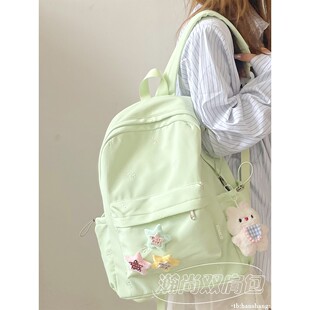 书包初中女生小学生ins小众双肩包女旅游轻便夏天大小款少女揹包