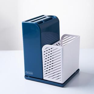 组合刀架筷笼一盒两用家用厨房用品数量刀子筷子快速沥水置物架子