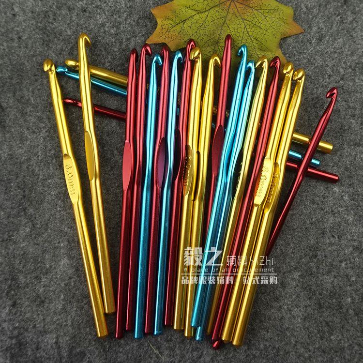 织毛衣针钩针工具编织毛线手工织毛衣围巾diy家用大号 带舌头勾针