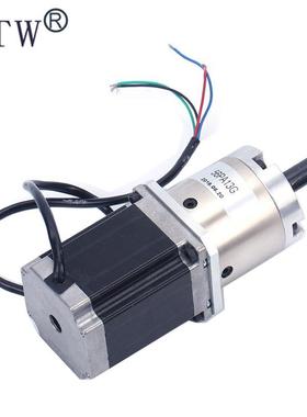 57mm机身76mm高行星减速步进电机带齿轮减速箱混合式直流电机