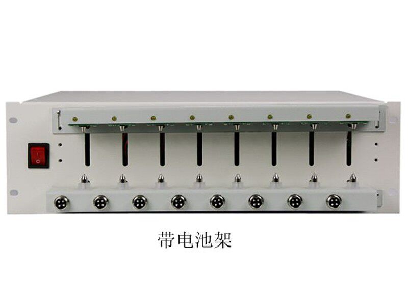 EBC-X 8通道电池分容柜 铁锂电池容量测试 18650电芯10A循环老化 - 实物图