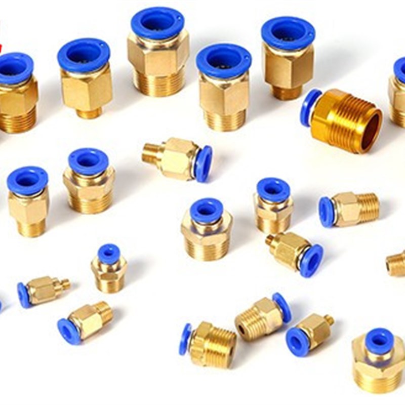 SNS神驰 快插接头螺纹直通PC/SPC4 6 8 10 12-M5 01 02 03 04 06