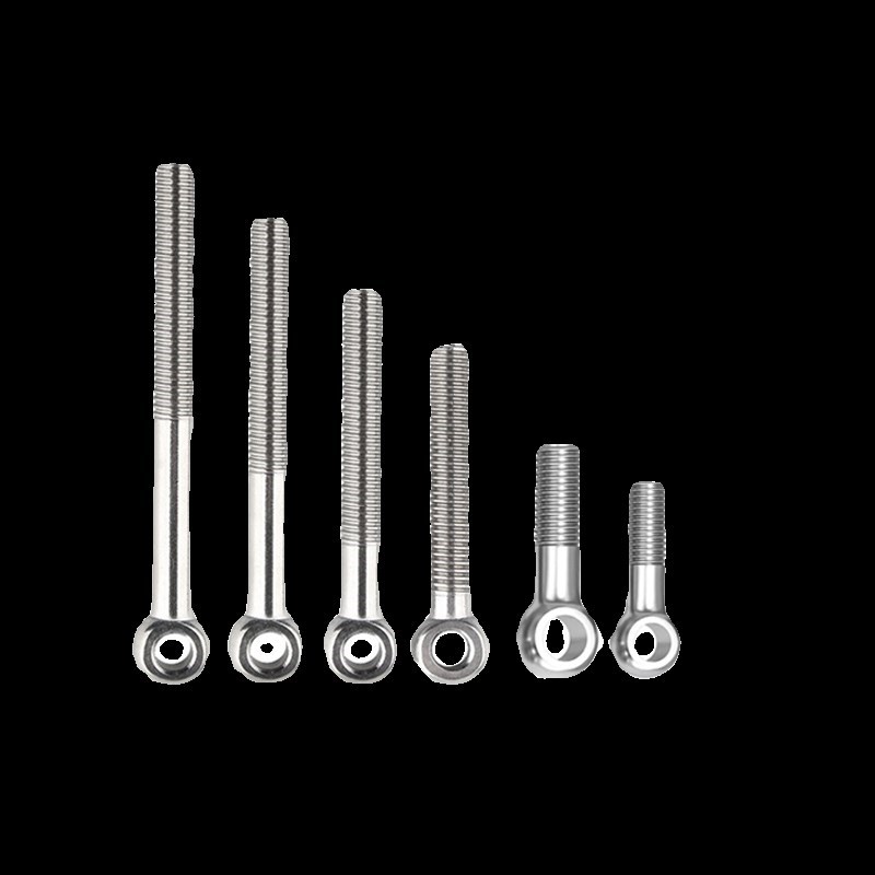 304不a锈钢活节螺丝活接p活结螺栓吊环鱼眼螺杆带孔M5M6M8M10M12-