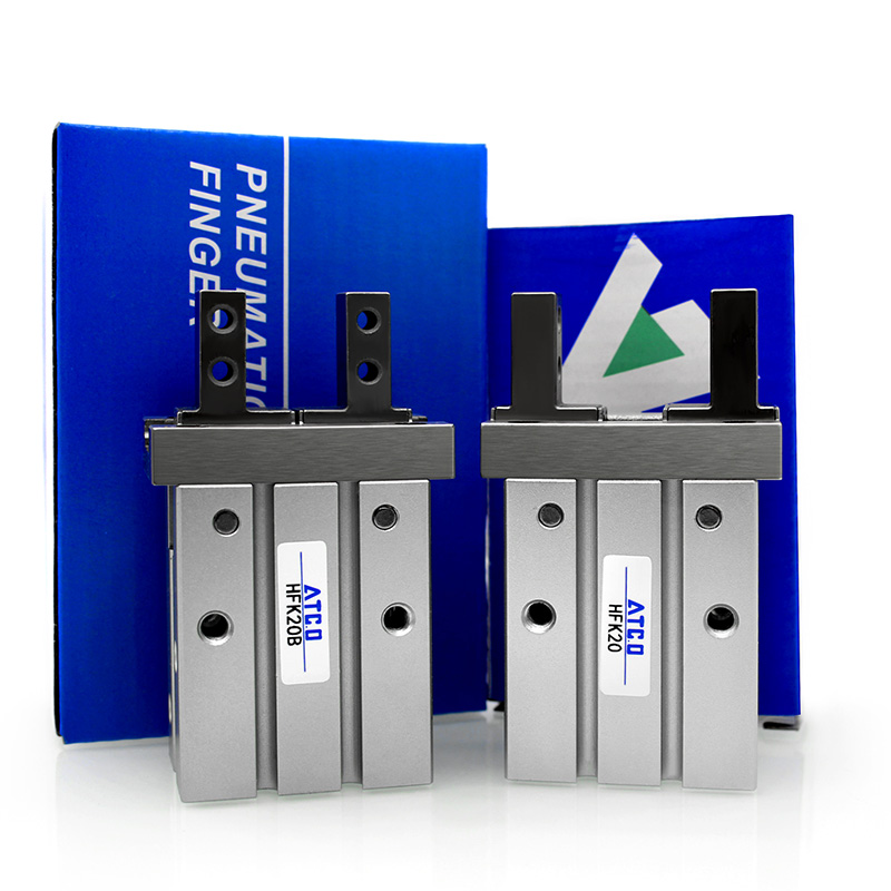 亚德客型气动手指气缸气爪HFTK/HFK10/16/HFK20/25/32/40/N/F/B