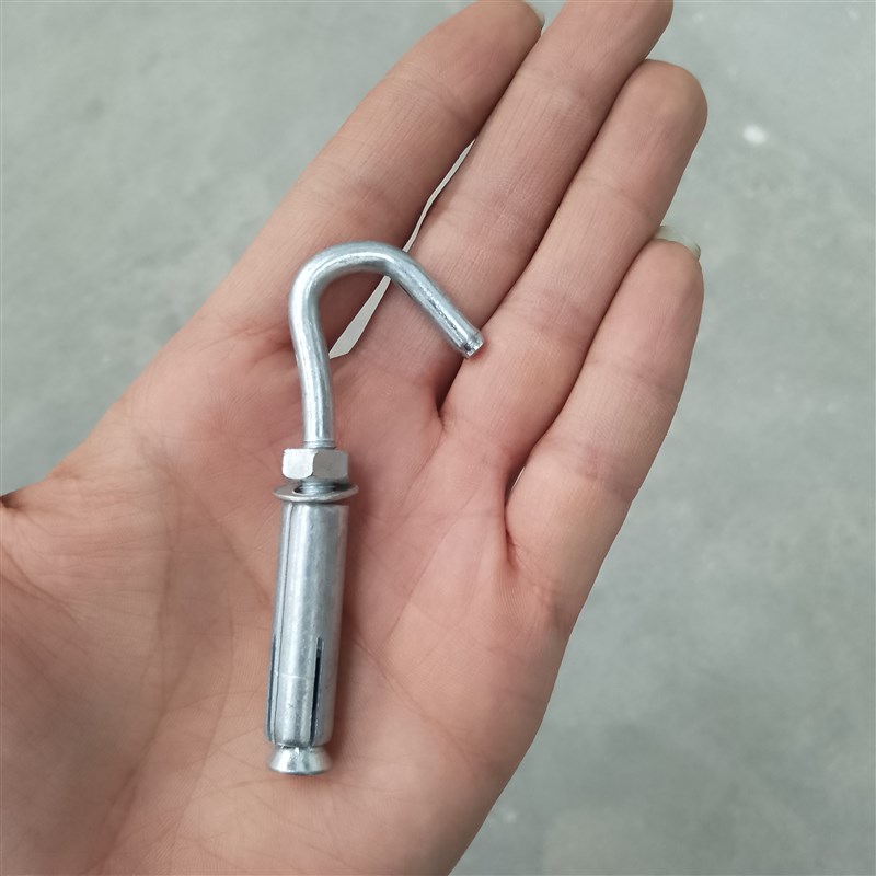 弹簧挂钩钢丝绳膨胀螺丝挂钩卡扣花兰螺J丝拉紧器收紧器伸缩紧绳