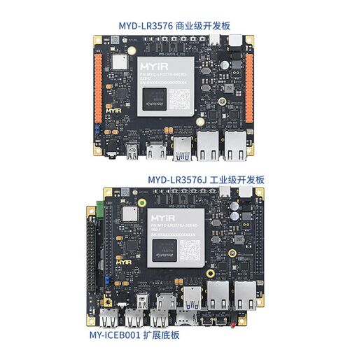 米尔瑞芯微RK3576J开发板嵌入式Linux 6TOPS AI国产核心板RK3588