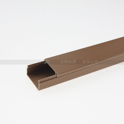 25*15加厚明装PVC黑灰棕色墙面走线槽电线防踩保护管明线网线装饰