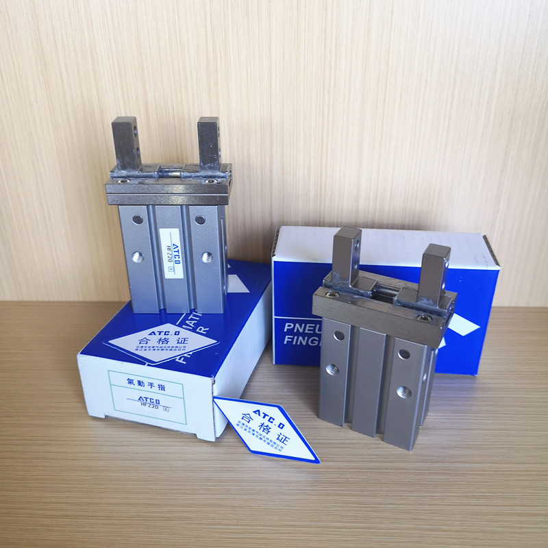 亚德客型气动手指气缸平行导轨HFTZ/HFZ6/10/HFZ16/20/25/32/40CL