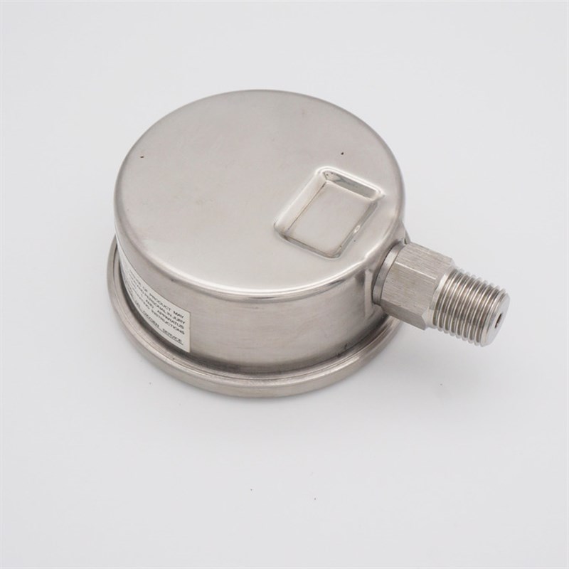 蒸汽 氨气c 耐高温 不锈钢耐震压力表YN60BF 10bar PT1/4 材质304