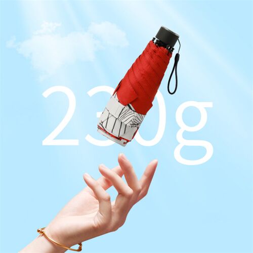 五折伞迷你超轻口袋折叠伞遮太阳防晒紫外线轻奢便携礼品广告印制