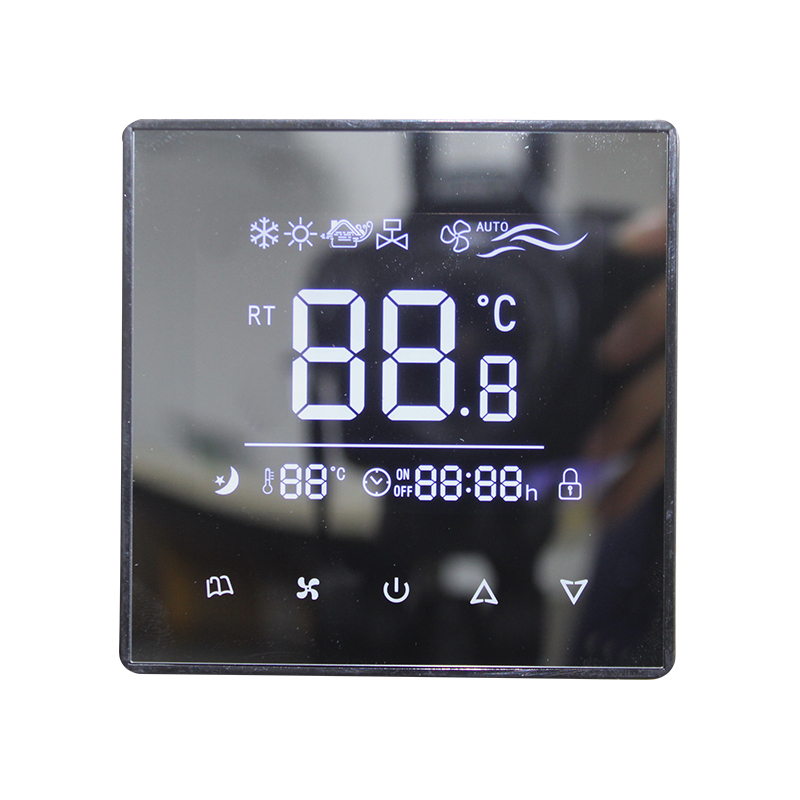 空调控制面板液晶温控开关风机盘管三速温控器水冷中央空调控制器