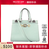 9新GUCCI古驰ZUMI薄荷绿粒面牛皮小号手提569712二手奢侈品包包