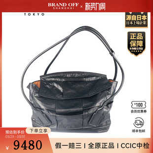 ARCO 宝缇嘉 SLOUCH黑色小牛皮托特包 VENETA 「9.0新」BOTTEGA