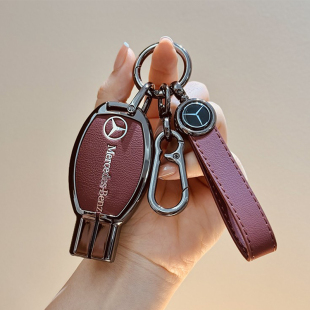 适用奔驰c级c200l钥匙套a200l车e300l gla扣gle女 glc260壳cla老款