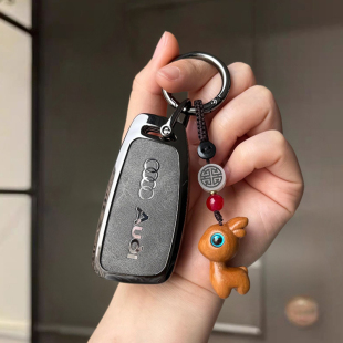 适用奥迪q3钥匙套q2l q5l车a6l 扣a4l a7l壳a3l包 a3折叠q7老款