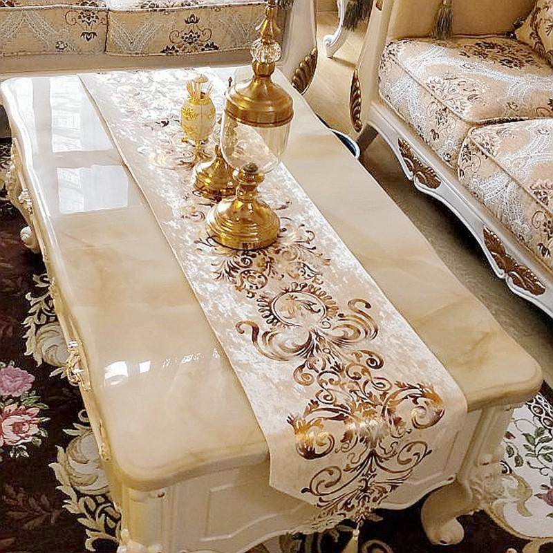 现代简约时尚桌旗欧式中式美式乡村餐桌布布艺茶几布鞋柜电视柜旗