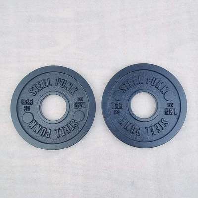大孔小杠铃片小重量举重配重杠铃片0.5 1 1.25 2.5kg女男式健身