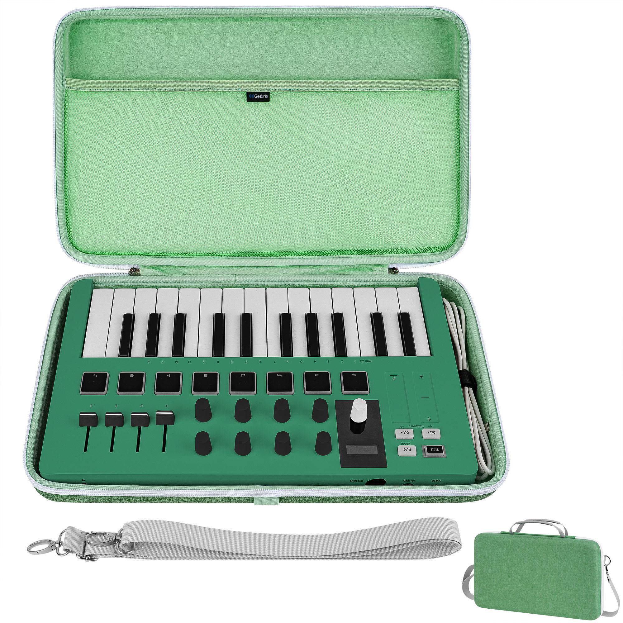 Geekria极客悦耳适用Arturia MiniLab 3/MkII 25音乐设备包硬包