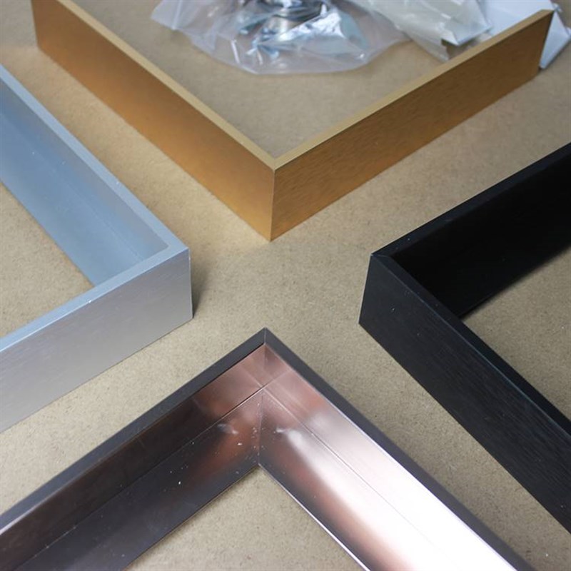 窄边加厚铝合金相框型材外框线条定制大尺寸立体画丙烯油画框裱框