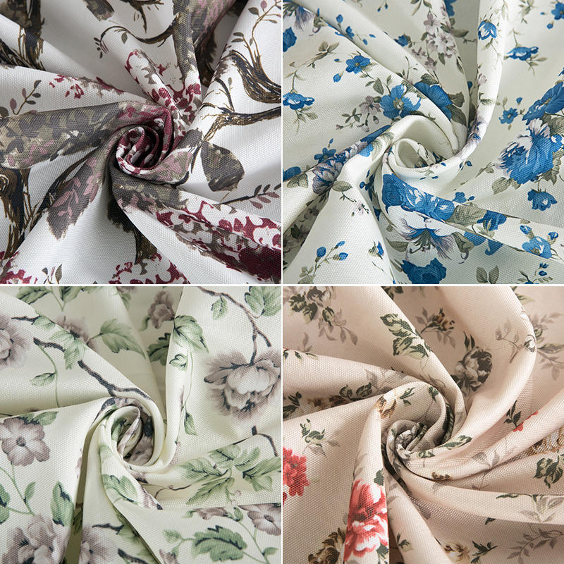 四季田园布艺全包组合沙发坐垫套 欧式防滑沙发笠套沙发罩定制