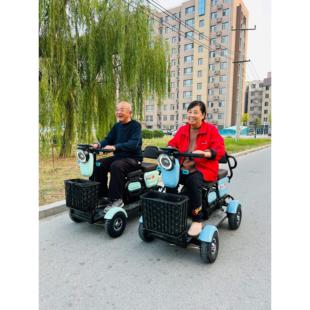 小巴士电动四轮车残疾人助力四轮电动车电瓶车老年代步车Q60C5Q70