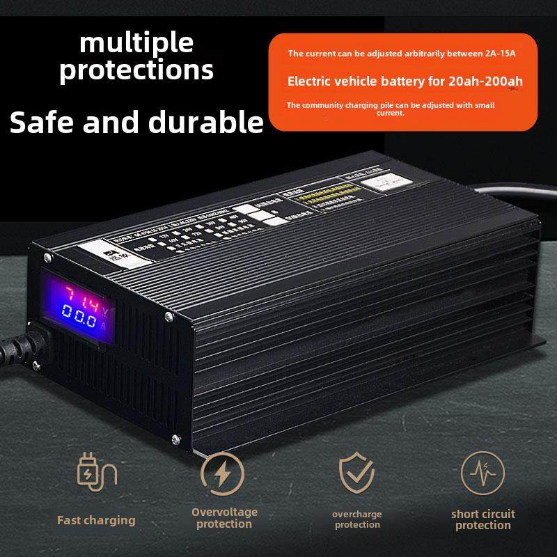 72v15a可调锂电池充电器76v21串三元锂88.2v20串84v24串铁锂87.6v,电动车/配件/交通工具,电动车充电器,淘宝优惠券,粉丝福利购,淘宝优惠卷